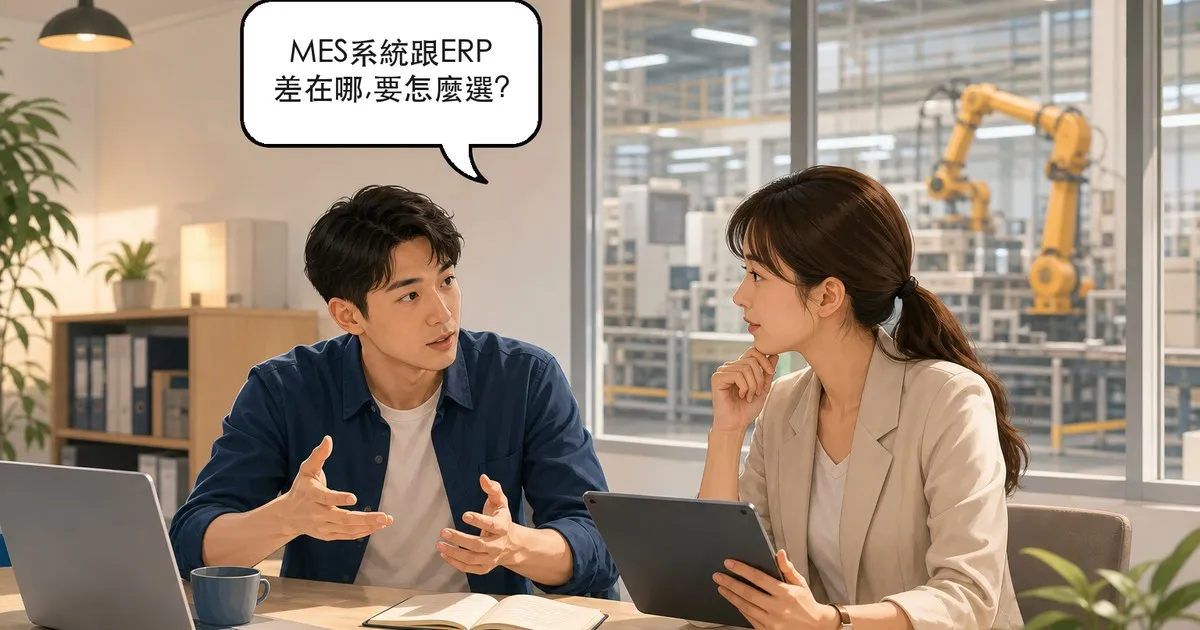 MES系統是什麼？搞懂製造執行系統與ERP差異、費用及選型