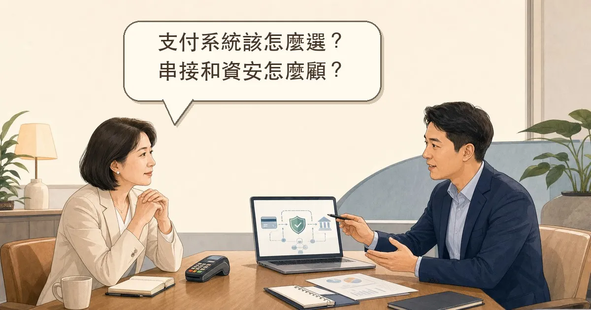 支付系統怎麼選？企業導入金流、串接與資安的實務指南