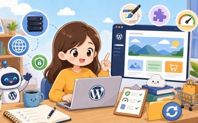 WordPress教學2026新手架站流程與網站設定封面圖